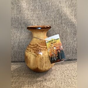 Original Aspen Studio Wood Vase